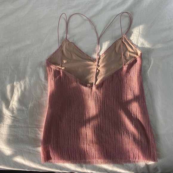 Pink Sparkly Strappy Tank Size Small - Picture 2 of 13